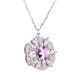 thumbnail image 3 of Set de Joyería para Mujer Plata .925 con Zirconia Cúbica, LuckyLy Juego de Collar y Aretes Florales Brillantes – Regalos para Mamá y Regalos para Mujer Cumpleaños y Navidad, Modelo Fiora, 3 of 6