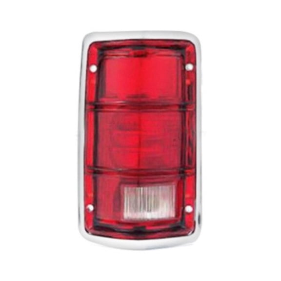 For Dodge Dakota 1990 1991 Driver Side Tail Light | Combination Type | w/ SE Package | Chrome Housing | CH2800110 | 4482577