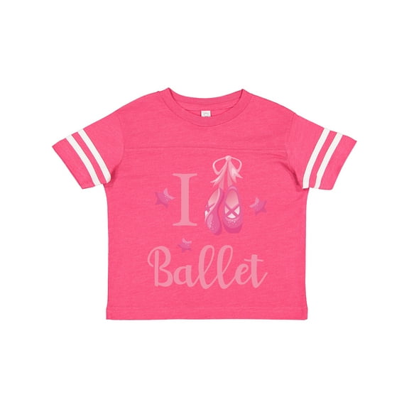 Inktastic I Love Ballet Girls Toddler T-Shirt