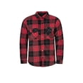 thumbnail image 4 of Men's Heat Holders Heatweaver Lined Fleece Shirt Jacket Color: Gray Black Size: L, 4 of 9