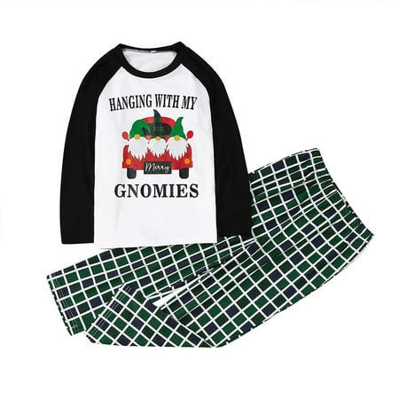 

Blueek Christmas Baby Kids Child Printed Top+Pants Xmas Family Matching Pajamas Set