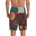 thumbnail image 4 of Lsque Sunflower Bald Eagle Mens Sleep Pajama Shorts,Short Pajama Pants, Cotton Ultra-Soft Knit-Medium, 4 of 9