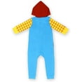 thumbnail image 2 of Toy Story Woody Boys Single Roleplay Coverall Romper with Hood, Toddler, 2 of 2