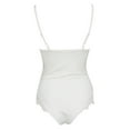 thumbnail image 6 of POTETI See Through Women's White Lace Underwear Bodysuit, 6 of 6