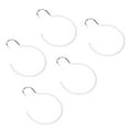 thumbnail image 2 of 5 uds gancho multiusos Spa salón de belleza armario gancho colgante para albornoz bufanda cinturón blanco, 2 of 14