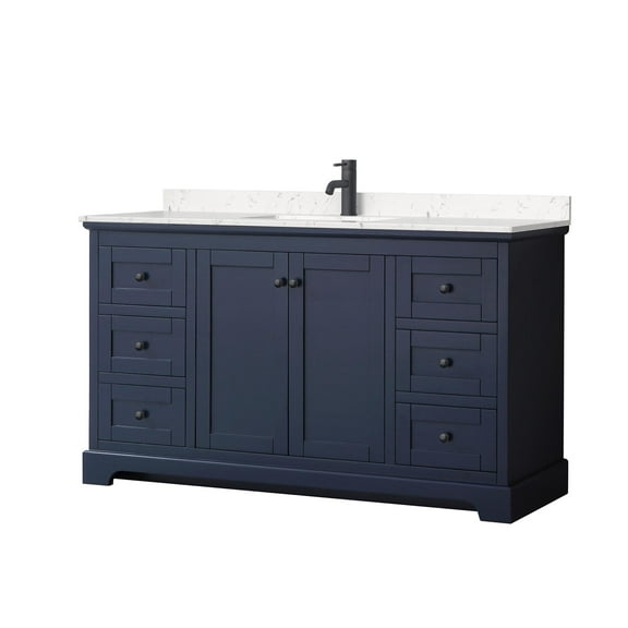 Wyndham Collection Wcv232360s-Vca-Mxx Avery 60" Free Standing Single Basin Vanity Set -