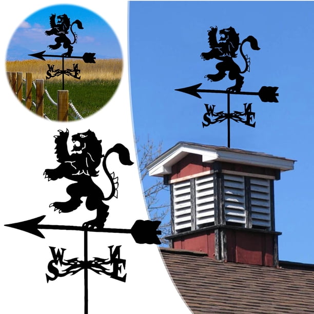 ¡Compra y Ahorra!, Veleta de viento de acero inoxidable pintada con aerosol para decoración de patio al aire libre Akmoler