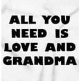 thumbnail image 2 of All You Need is Grandma Cute Grandkid Romper Boys or Girls Infant Baby Brisco Brands NB, 2 of 6