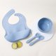 thumbnail image 5 of Cuencos para bebés con succión de primera etapa, baberos de silicona para bebés, cucharas de alimentación para bebés, suministros de destete dirigidos por bebés a partir de 6 meses, 5 of 5