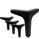 thumbnail image 1 of Patas para muebles de estilo moderno de mediados de siglo, soportes de metal de hierro de alta calidad para proyectos personalizados, diseño antideslizante que garantiza la protección del piso, gran, 1 of 5