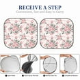 thumbnail image 6 of Balery 2 Piece Rose Flowers Car Windshield Sun Shade|Foldable Front Windshield Shade for Car Front Window for Most Sedans SUV Truck-Small, 6 of 7