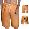 thumbnail image 2 of Toimothcn Mens Shorts Funny Dog Printed Shorts Stretchy Waist Drawstring Soft Breathable Homewear Shorts Comfy Summer Clothes, 2 of 7