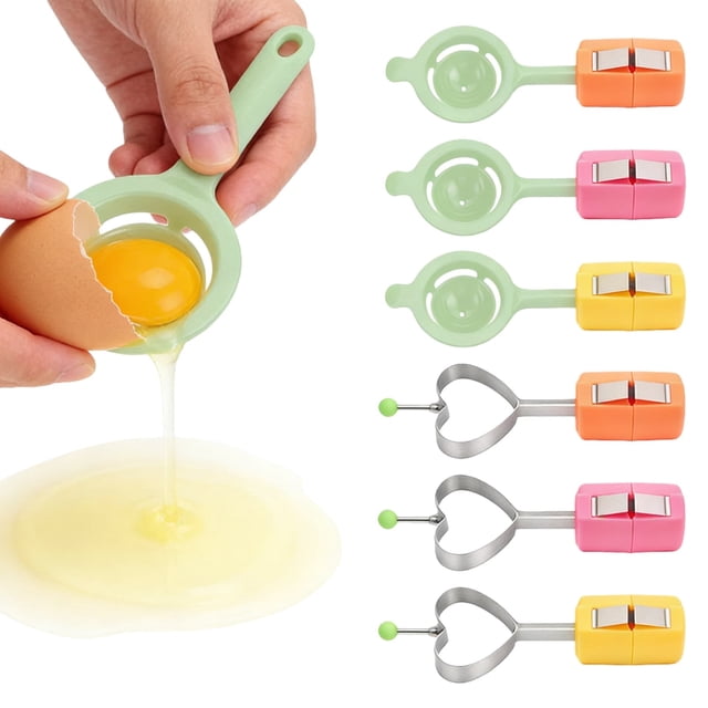 Sentmoon Egg Topper Cutter Opener Tool Portable Kitchen Gadget Boiled Egg Shell Cracker Separator Stainless Steel Mini Accessory Breakfast Cooking Utensil Easy Peel Remover Device Home Dining