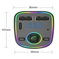 thumbnail image 4 of SharkTRUE Bluetooth Car Wireless Transmitter Adapter 2-USB PD Charger AUX Hands-Free AU, 4 of 8