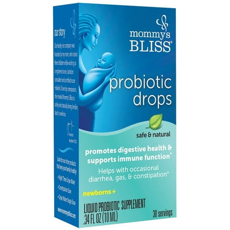 Mommy's Bliss Baby Probiotic Drops 0.34 oz (Pack of 4)