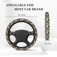 thumbnail image 5 of Balery Steering Wheel Covers Green Mushroom Elastic Skidproof Steering Wheel Protective Cover Case Fit Universal Auto Accessories Decor, 5 of 8