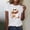 A19 White Halloween Shirts, variant on JOANKDMI Funny Halloween Tees for Women Coquette Ghost Bow Print Spiderweb Short Sleeve Tops Crew Neck Casual Shirt Fall Season Clothing Cute Pumpkin Graphic T-Shirts