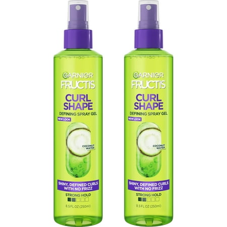 Pack of 2 - Garnier Hair Care Fructis Style Shape Curl Defining Spray Gel 17 Ounce (Pack Of 2) Packaging May Vary