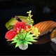 thumbnail image 4 of Houderco 4Ud Flores Artificiales Rojas Para Decorar Platos De Sushi Accesorios Ligeros Y Resistentes, 4 of 7