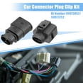 thumbnail image 3 of 1 Set No.1J0973852/1J0973752 2 Pin Sealed Automotive Connector Plug Clip Kit Replace for VW for Audi, 3 of 6