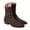 Coffee, variant on Ankle Boots for Women Dressy Comfy Knit Sock Booties Pointed Toe Heel on Elastic Spring Fall Booties Daily Black 37