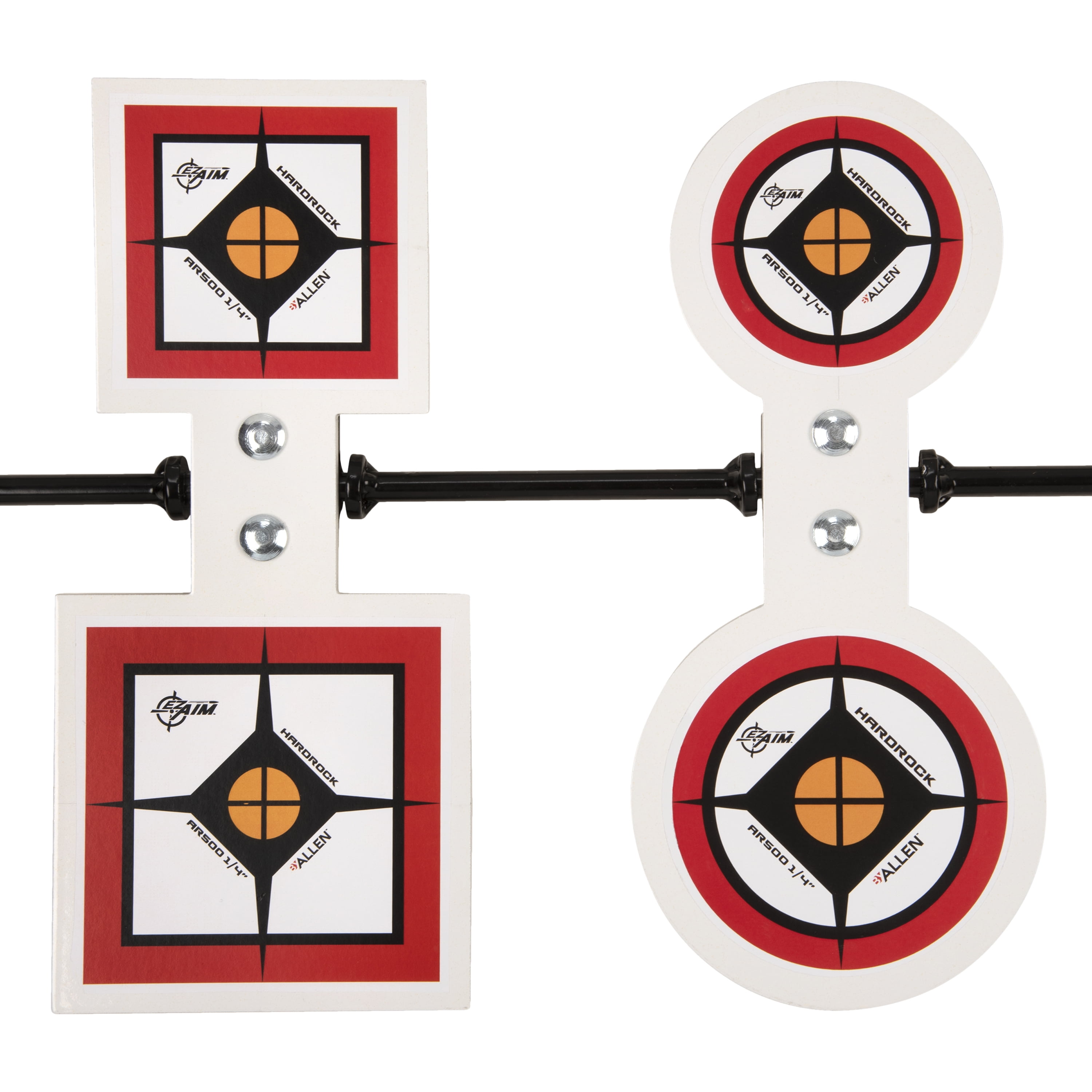 EZ Aim® Hardrock AR500 Steel Spinner Targets Stand, 16"W x 23"H, Multi