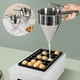 thumbnail image 4 of Embudo Dispensador de Acero Inoxidable de 1200 Ml con 4 Rejillas para , Ideal para Preparar Masa para Cupcakes, Panqueques y Albóndigas de Pulpo. Herramientas de Cocina., 4 of 5