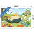 thumbnail image 3 of Pokemon - Group Picnic Wall Poster, 22.375" x 34", Framed, 3 of 4