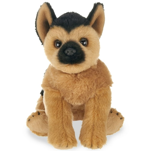 Bearington Collection,Bearington Lil' Chief Small Plush German Shepherd Stuffed Animal, 6.5 Inch,Child