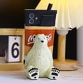 thumbnail image 4 of Soporte para teléfono con forma de oso polar, muebles artesanales de resina, 4 of 5