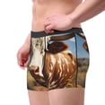 thumbnail image 3 of Rateoe Cute Daisy Cow Mens Boxer Briefs Poly Spandex Performance Boxer Briefs Underwear Hem Boxer Briefs - Medium, 3 of 8