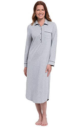 PajamaGram Nightgowns for Women Cotton Women Nightgown