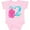 AD-Pink, variant on Inktastic I'm Two- cute octopus birthday Boys or Girls Baby Bodysuit
