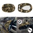 thumbnail image 5 of Yuyamidu Camo Hunting Car Hood Cover Wrap Wood Auto Side View Mirror Covers 3 Pack Car Front Hood Cover Universal Rear View Mirror Accessories Auto Exterior Decoration for Car Sedan, 5 of 7