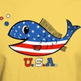 thumbnail image 3 of CafePress - American Fishy Light T Shirt - Men's Classic Graphic T-Shirt, 3 of 4