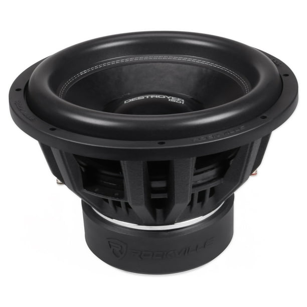 Rockville Destroyer 15D1 15" Competition Car Audio Subwoofer w/USA