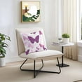 thumbnail image 3 of Purple Butterfly Outdoor Pillow Covers Pack of 2 Pink Bug Modern Art Cartoon Style Waterproof Throw Pillow Covers Decorative Cushion Cases for Patio Garden Tent Balcony Couch 16x16 inch, 3 of 8