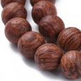 thumbnail image 4 of 1strand Wood Beads Strands Dracaena Draco(Dragon Tree) Wooden Beads Round 6mm Hole: 1mm about 64pcs/strand 15.7 inch(40cm), 4 of 6