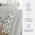 thumbnail image 4 of Noble Linens 8 Piece Solid Duvet Bundle in Light Gray, King, 4 of 5
