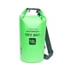thumbnail image 1 of Advancent Bolsa seca impermeable de PVC, portátil, de un solo hombro, 10L, plegable, ajustable, para acampar, canotaje, kayak, canoa, paquete de Mochilas de mochilero Verde, 1 of 6