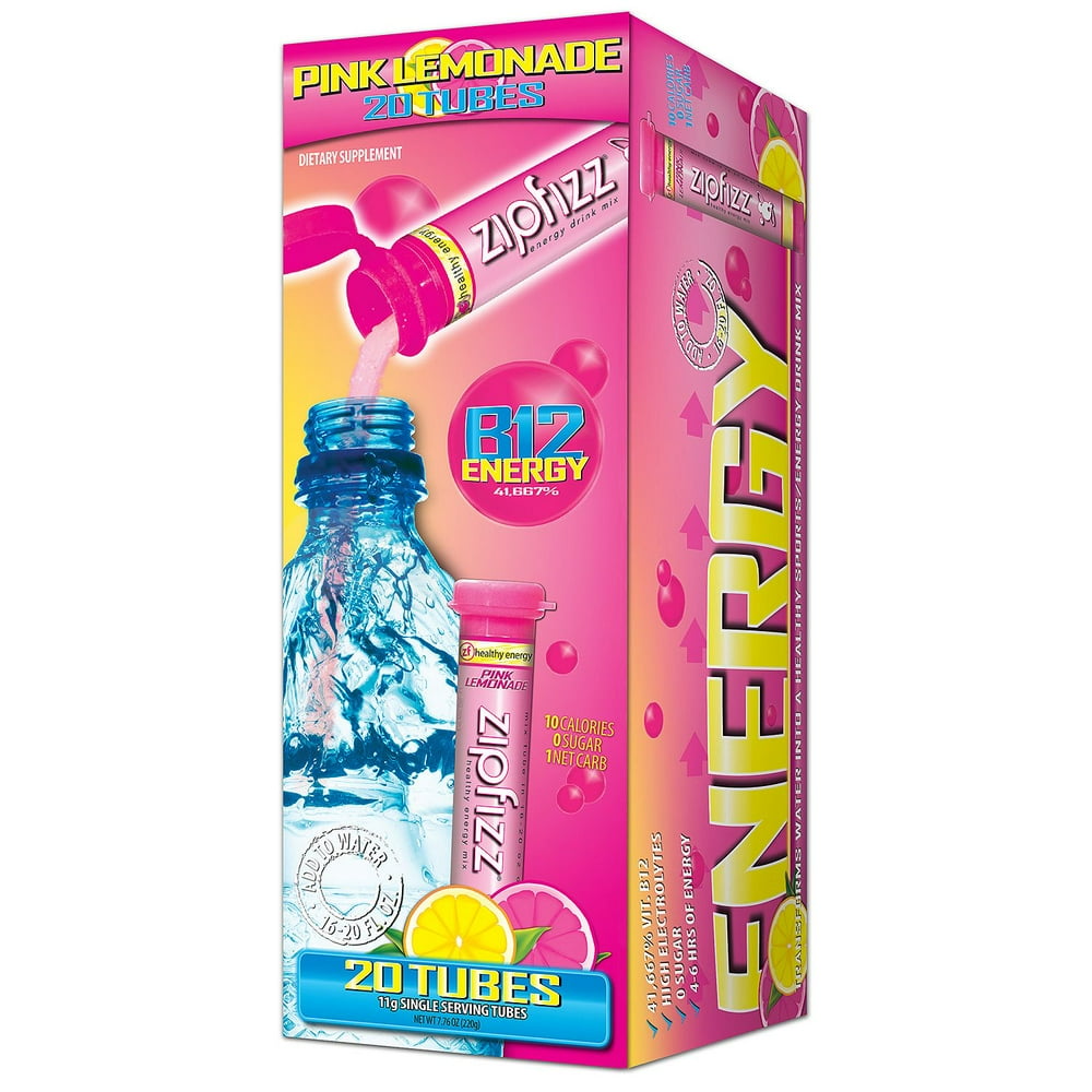 Zipfizz Energy/Sports Drink Mix Pink Lemonade (20 ct.)