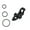 Black, variant on KUFptva Fishing Lures Treble Hook Keeping Holder Fishing Rod Hook Keeper Fishing Tackle Accessory Quick Installation