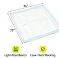 thumbnail image 6 of Proheal Disposable Light Absorbent Underpads (150 Pack) 23" x 36" - Incontinence Chux Bed Pads, 6 of 7