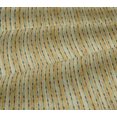 thumbnail image 5 of oneOone Viscose Jersey Pale Yellow Fabric Stripe Geometric Sewing Material Print Fabric By The Yard 60 Inch Wide, 5 of 5