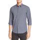 thumbnail image 1 of Camisa Theory Trimont Checked Button Up para Hombre Azul X-Large, 1 of 1