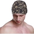 thumbnail image 2 of FYBTO Swimming Cap Skull Grunge Unisex Adult FYBTO Polyester, 2 of 4