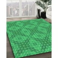 thumbnail image 3 of Ahgly Company Machine Washable Indoor Rectangle Transitional Lime Mint Green Area Rugs, 6' x 9', 3 of 7