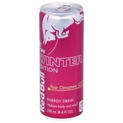 Red Bull Winter Edition Pear Cinnamon Energy Drink, 8.4 fl oz Can