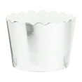 thumbnail image 2 of 1.9 in Dia Bottom x 1.73 in H, 24 ct Silver Paper Treat Cup, Everyday, Baking Cups, Way to Celebrate, 2 of 5