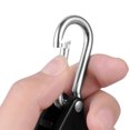 thumbnail image 4 of 4pcs 1/8 pulgadas perchas de clip de cuerda ajustable para trabajo pesado crecen perchas de cuerda livianas, 4 of 5